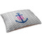 Monogram Anchor Dog Beds - SMALL