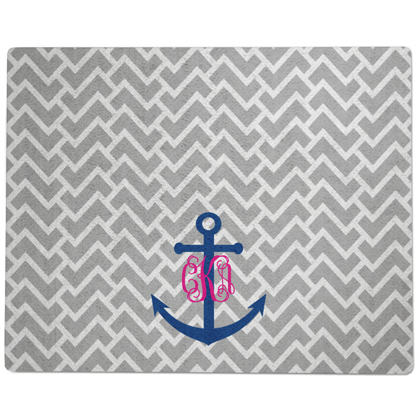 Monogram Anchor Dog Food Mat - Large without Bowls