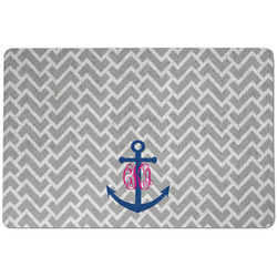 Monogram Anchor Dog Food Mat