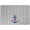 Monogram Anchor Dog Food Mat