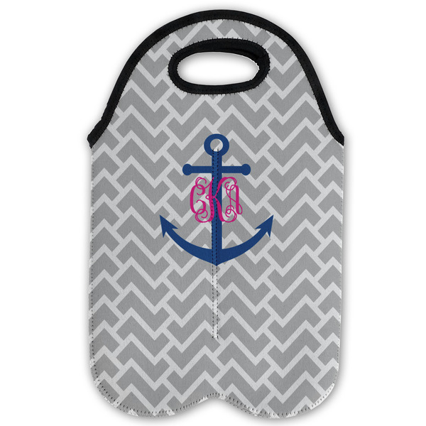 Monogram Anchor Double Wine Tote - Flat (new)