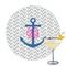 Monogram Anchor Drink Topper - Large - Single with Drink