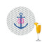 Monogram Anchor Drink Topper - Small - Single with Drink