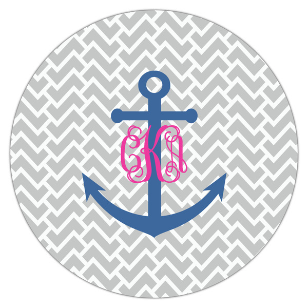 Monogram Anchor Drink Topper - XLarge - Single