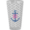 Monogram Anchor Pint Glass - Full Color - Front View