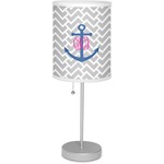 Monogram Anchor 7" Drum Lamp with Shade (Personalized)