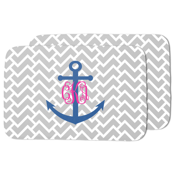 Monogram Anchor Drying Dish Mat - MAIN