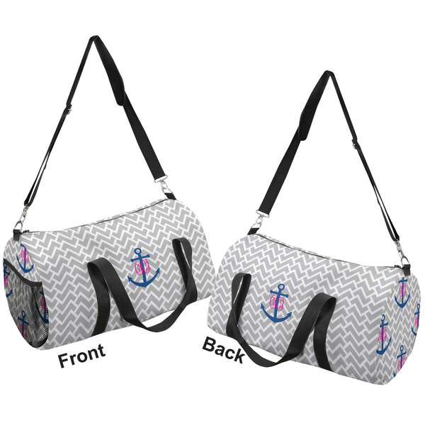 Monogram Anchor Duffle bag large front and back sides