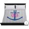 Monogram Anchor Duvet Cover - King (Personalized)