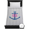 Monogram Anchor Duvet Cover - Twin XL (Personalized)