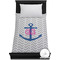 Monogram Anchor Duvet Cover - Twin (Personalized)