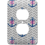 Monogram Anchor Electric Outlet Plate