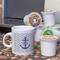 Monogram Anchor Espresso Cup - Single Lifestyle