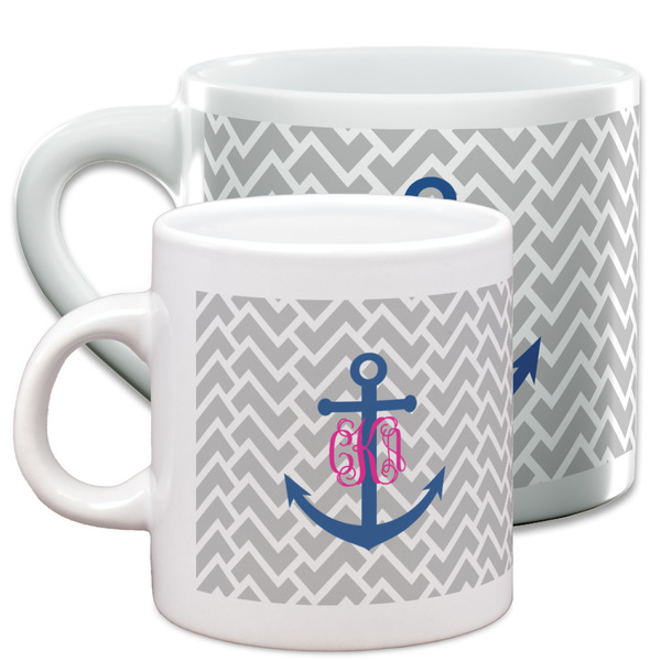 Monogram Anchor Espresso Mugs - Main Parent