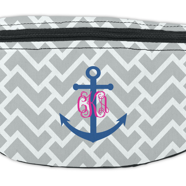 Monogram Anchor Fanny Pack - Closeup