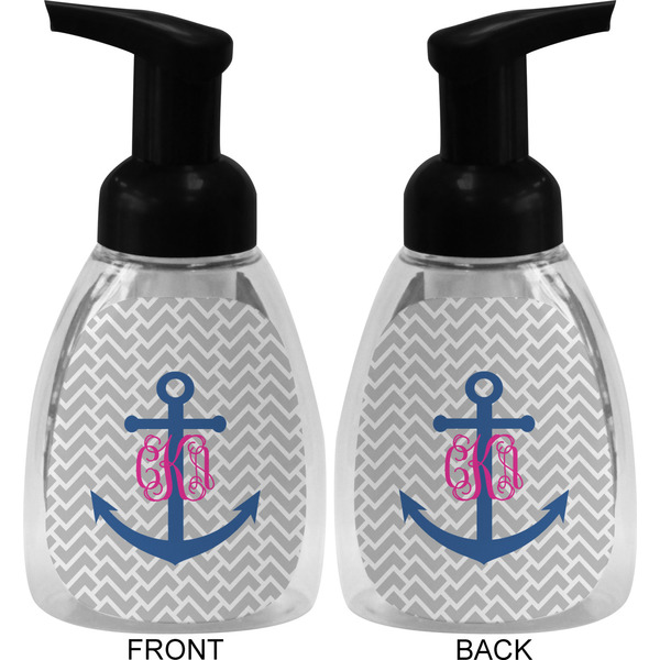 Monogram Anchor Foam Soap Bottle (Front & Back)