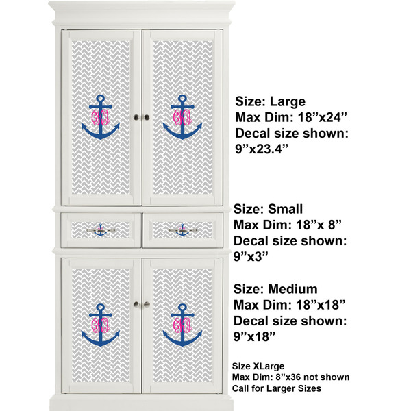 Monogram Anchor Full Cabinet (Show Sizes)
