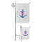 Monogram Anchor Garden Flag - PARENT/MAIN