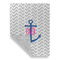 Monogram Anchor Garden Flags - Large - Double Sided - FRONT FOLDED