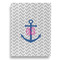 Monogram Anchor House Flags - Double Sided - FRONT