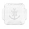 Monogram Anchor Glass Cake Dish - APPROVAL (8x8)