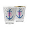 Monogram Anchor Glass Shot Glass - 1.5 oz