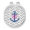 Monogram Anchor Golf Ball Marker - Hat Clip - Silver