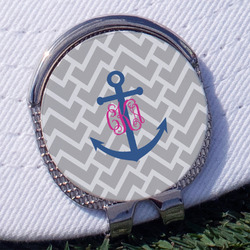 Monogram Anchor Golf Ball Marker - Hat Clip