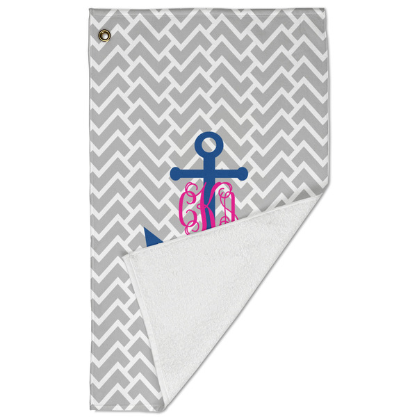 Monogram Anchor Golf Towel - Folded (Large)