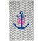 Monogram Anchor Golf Towel (Personalized) - APPROVAL (Small Full Print)