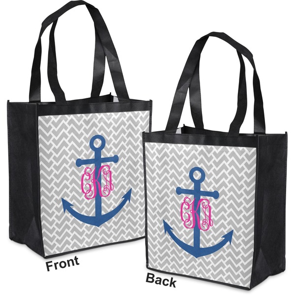 Monogram Anchor Grocery Bag - Apvl