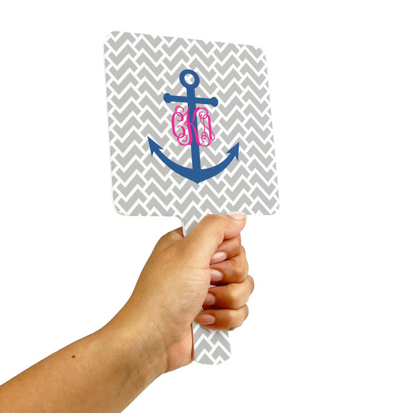 Monogram Anchor Hand Mirrors - Alt View