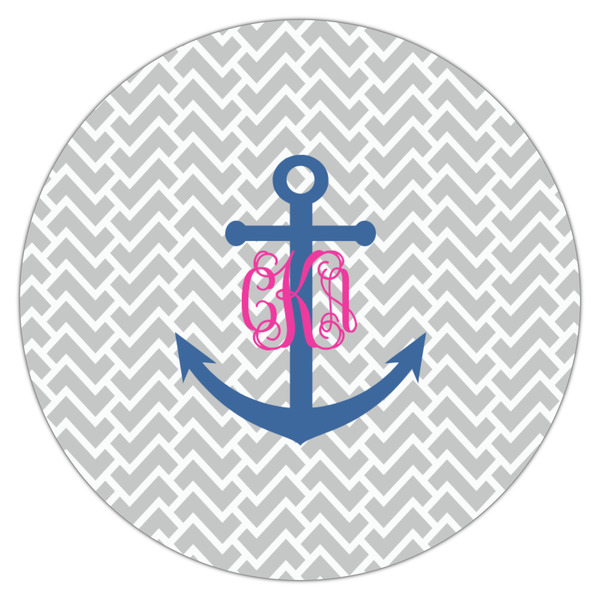 Monogram Anchor Icing Circle - Medium - Single