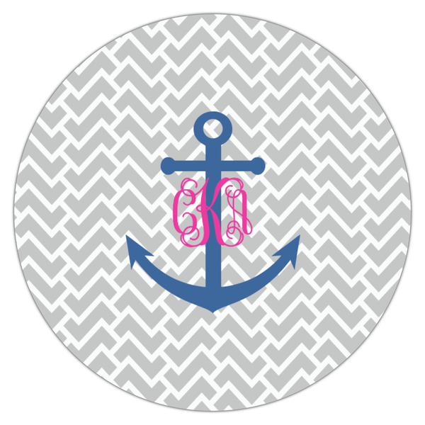 Monogram Anchor Icing Circle - Small - Single