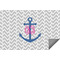 Monogram Anchor Indoor / Outdoor Rug - 3'x5' (Personalized)