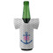 Monogram Anchor Jersey Bottle Cooler - FRONT (on bottle)
