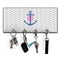Monogram Anchor Key Hanger w/ 4 Hooks & Keys