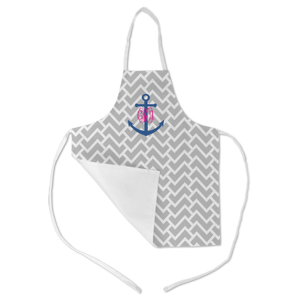 Monogram Anchor Kid's Aprons - Medium - Main (med/lrg)