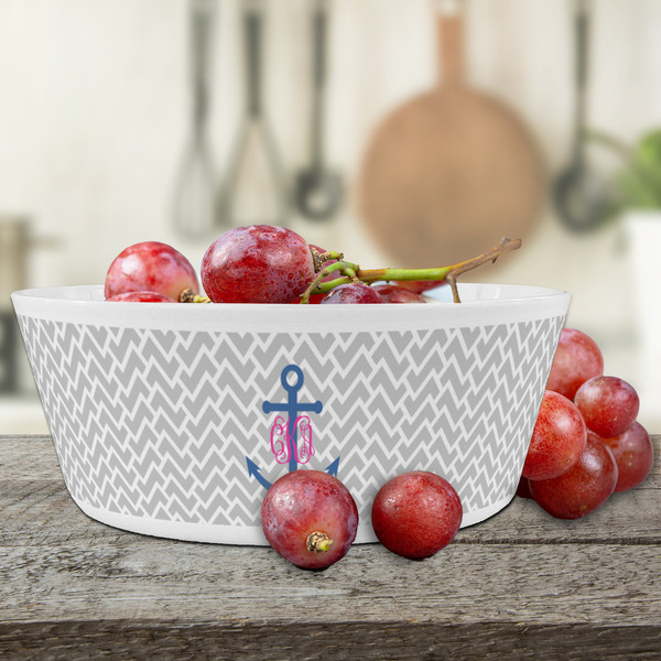 Monogram Anchor Kids Bowls - LIFESTYLE