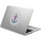 Monogram Anchor Laptop Decal