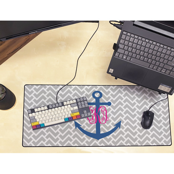 Monogram Anchor Large Gaming Mats - LIFESTYLE