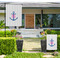 Monogram Anchor Large Garden Flag - LIFESTYLE