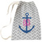 Monogram Anchor Large Laundry Bag - Front View