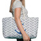 Monogram Anchor Large Rope Tote Bag - In Context View