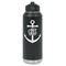 Monogram Anchor Water Bottles - Laser Engraved - Front & Back