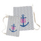 Monogram Anchor Laundry Bag - Both Bags