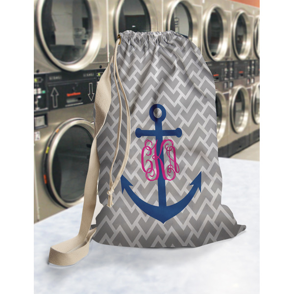 Monogram Anchor Laundry Bag in Laundromat