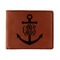 Monogram Anchor Leatherette Bifold Wallet (Personalized)