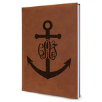 Monogram Anchor Leather Sketchbook