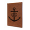 Monogram Anchor Leather Sketchbook - Small - Double Sided